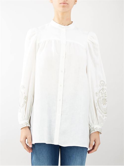 Linen canvas shirt with embroidery Max Mara Weekend MAX MARA WEEKEND |  | CARNIA27